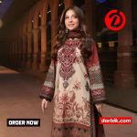 Asim Jofa Printed Embroidered Lawn 3 Pc Suit | Latest Collection