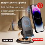 H58 Sensing 360° Rotating Phone Stand & Bluetooth Speaker | Wireless Charger Optional