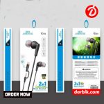 Junerose NJ-03 2-in-1 Type-C to 3.5mm Music Headset with Mic