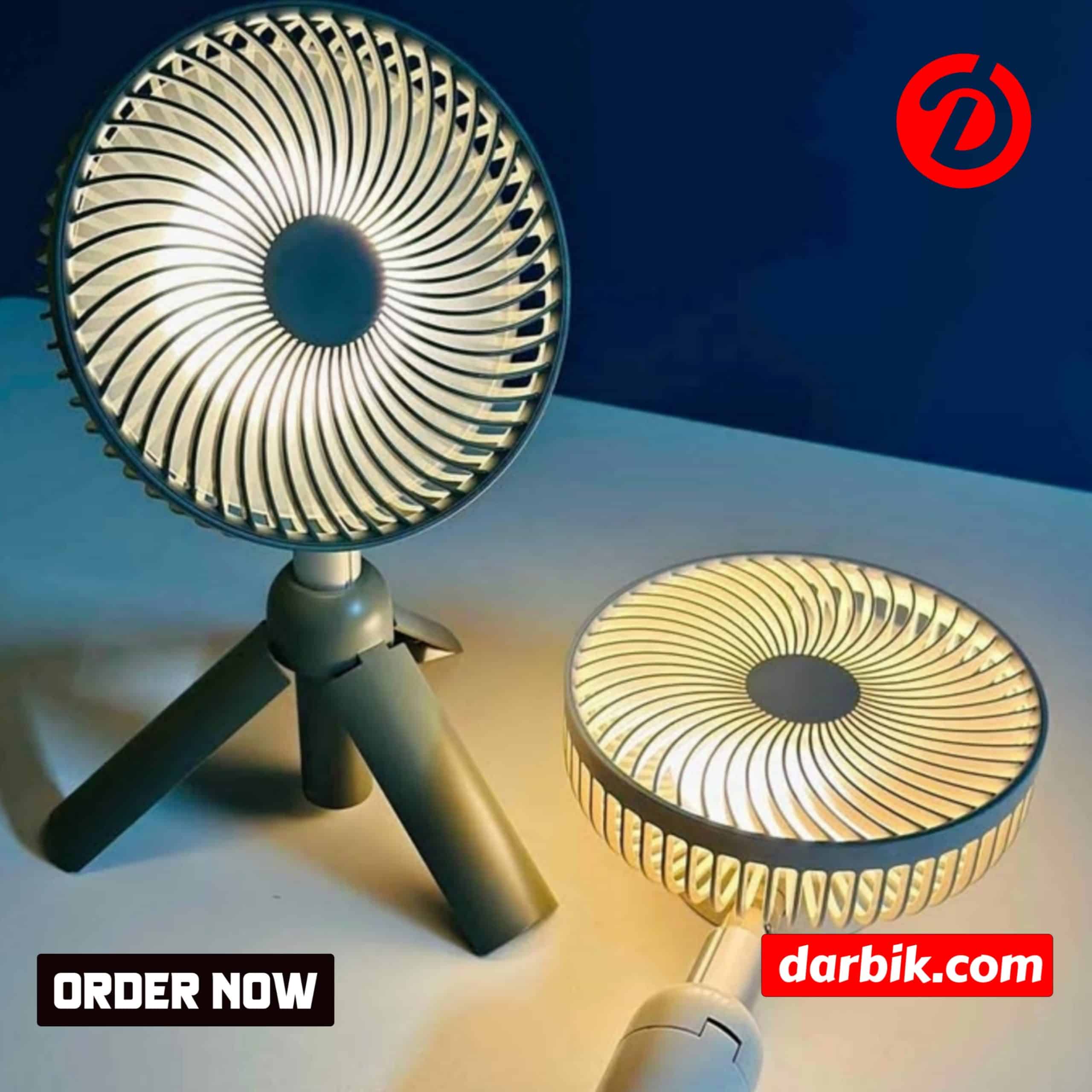 Azeada Best AZEADA PD-F27 Multipurpose Fan – Ultimate Flexible Cooling - Darbik