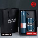 stainless steel vacuum flask gift set