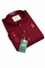 Pakistani Style Merun Color Kabli Set (Icon-3) – Trendy & Stylish Look | 1041 - Image 2