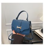 Basaran - Top Handle Faux Leather Flap Crossbody Bag - Image 3