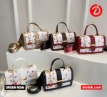 Island Luxe Cherry Print Satchel Handbag