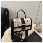 Island Luxe Cherry Print Satchel Handbag - Image 2