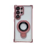 Suitable For Samsung S26Ultra Mobile Phone Case, Magnetic Stand, Electroplated Airbag, Anti-Fall Space Case, S25 Transparent Hard A17 - Image 5