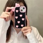 Bow Heart Apple 17Promax Mobile Phone Case Iphone16Pro Women's 12 Silicone 11Promax Soft - Image 2