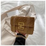 Quilted Velvet Shoulder Bag - Image 3