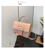 Structured Mini Square Shoulder Bag | Buckle Decor & Detachable Sling Strap - Image 6