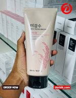 the face shop rice water bright foaming cleanser 150 ml