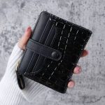 crocodile-patterned PU leather short wallets - Image 2