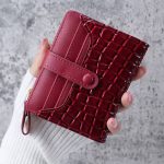 crocodile-patterned PU leather short wallets - Image 3