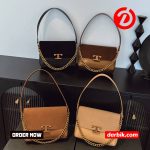 Mastyle® Pu Leather Square Shape Solid Pattern Handbag