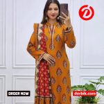digital print three piece salwar kameez set