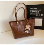 PU leather tote bag - Image 3