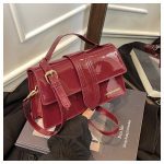 glossy patent leather crossbody bags - Image 3