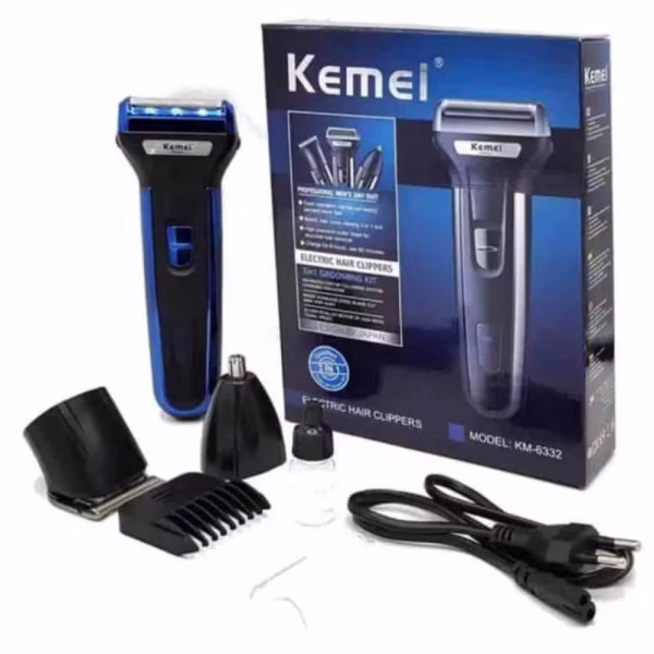 Kemei KM 6330 – 3 In 1 Hair Clipper Grooming Kit