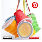 Portable Silicone Folding Water Cups.