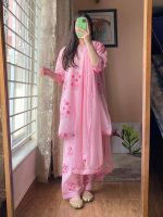 Baby Pink Digital Printed 3-Piece - Image 3