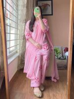 Baby Pink Digital Printed 3-Piece - Image 2