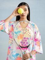 Cotton Digital Print With Tarsel Work-112