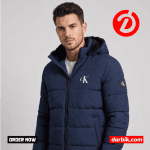 C K WINTER PADING JACKET . ( COLOUR – MEVY BLUE )