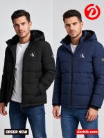 CK Insulated Padding Export Jacket(Colour-Black+Nevy) - 1145