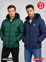 CK Insulated Padding Export Jacket(Colour-Green+Nevy) - 1142