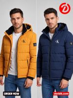 CK Insulated Padding Export Jacket(Colour-Mastard Orange+Nevy) - 1150