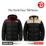 TNF INSULATED MINUS DOWN JACKET (Colour- MERUN + CREAM BLACK )