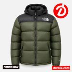 TNF INSULATED MINUS DOWN JACKET (Colour- BLACK + OLIVE ) - Image 2