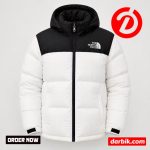 TNF INSULATED MINUS DOWN JACKET (Colour- WHITE + KHAKI ) - Image 2
