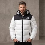 TNF 700 Series Premium Insulated Jacket. ( COLOUR – BLACK + WHITE ) - Image 3
