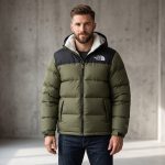 TNF 700 Series Premium Insulated Jacket. ( COLOUR – OLIVE + NEVY ) - Image 2